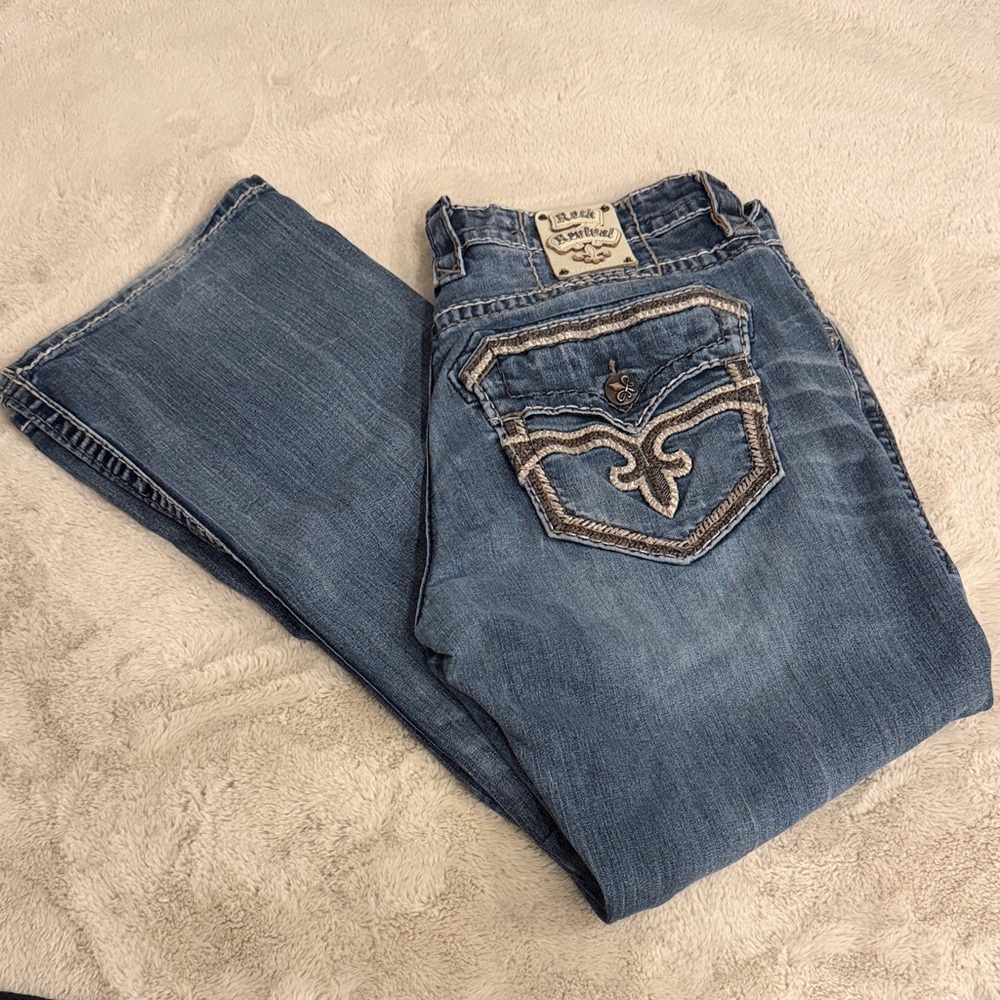 Rock Revival Blue Bootcut Jeans